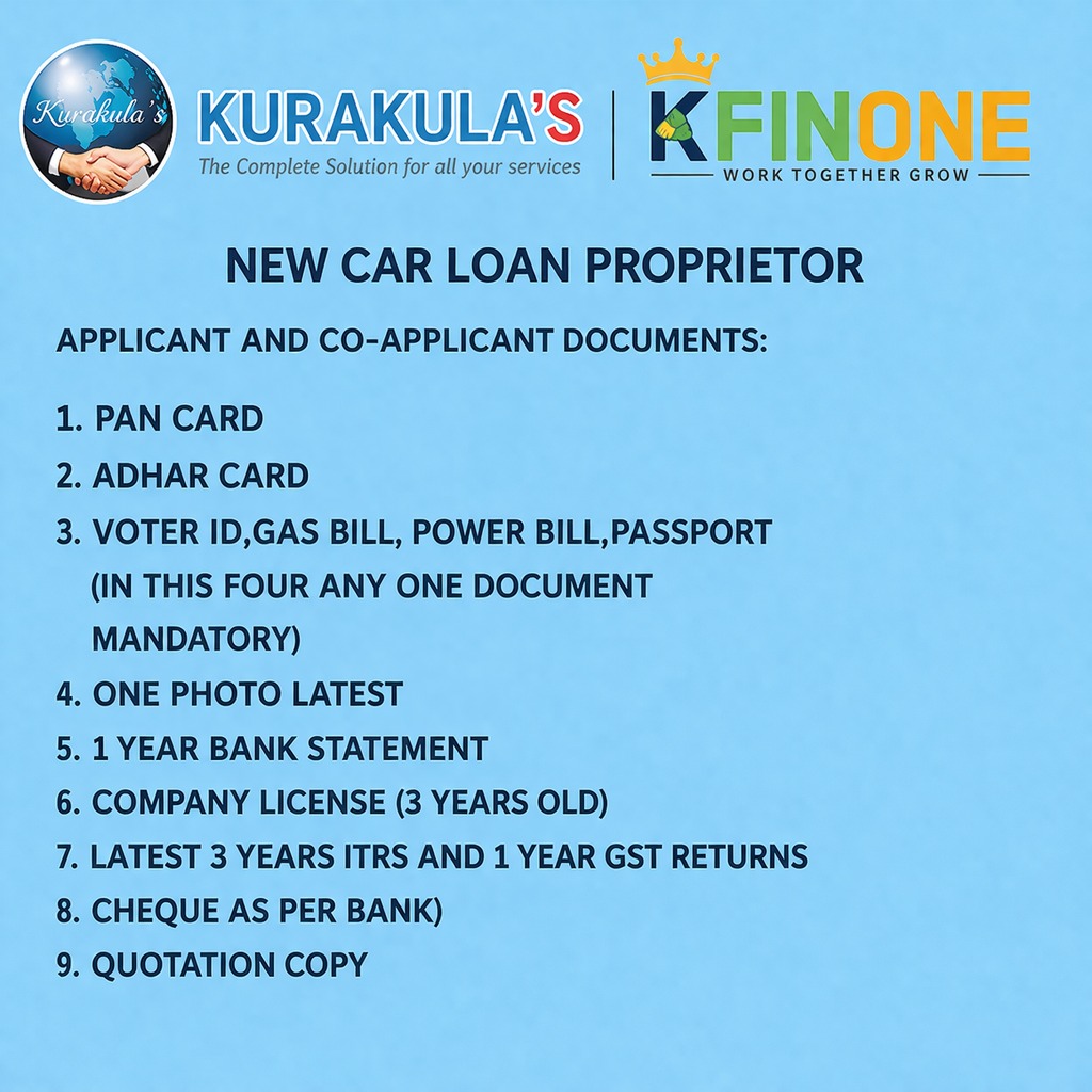 NEW CAR LO AN PROPRIETORSHIP