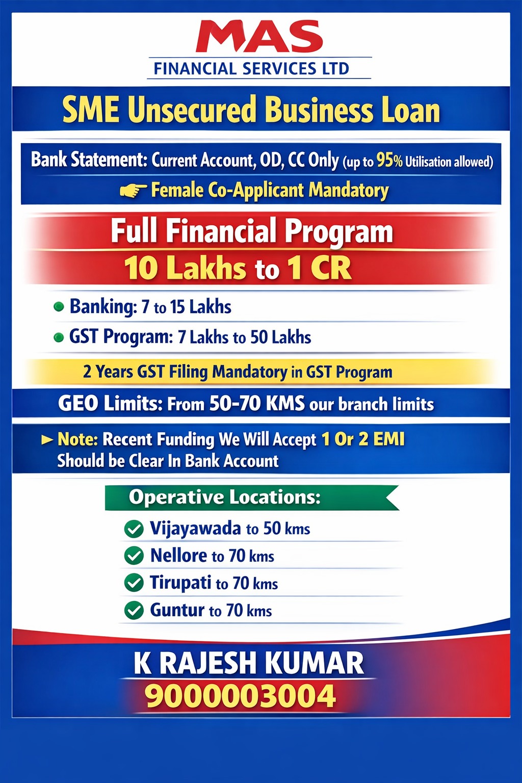 MAS FINANCIAL SERVICES LTD