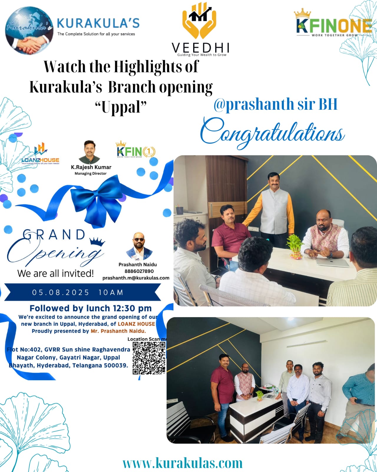 Kurakulas 7th Branch Grand Opening @ Uppal