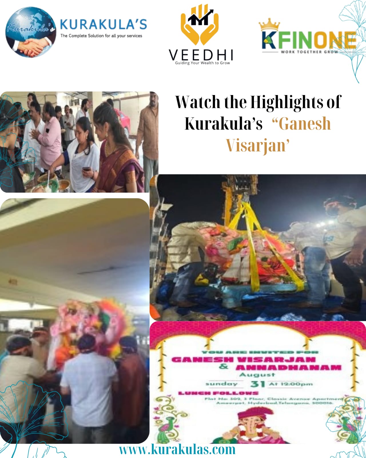 Ganesh Nimajjanam & Annadhanam At Kurakula's