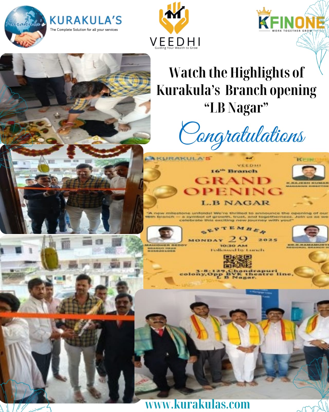 KURAKULA'S 16th BRANCH GRAND OPENING@LB NAGAR