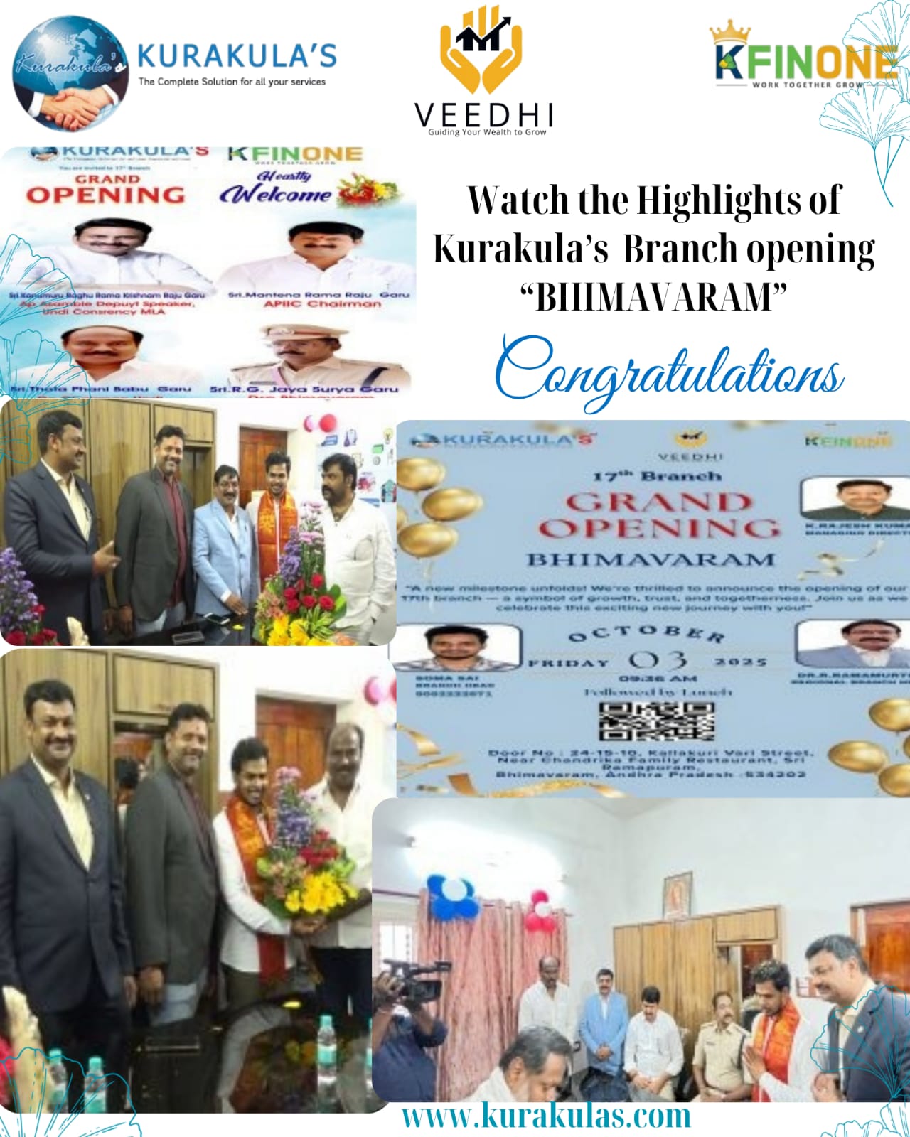 KURAKULA'S 17th BRANCH GRAND OPENING @ BHIMAVARAM