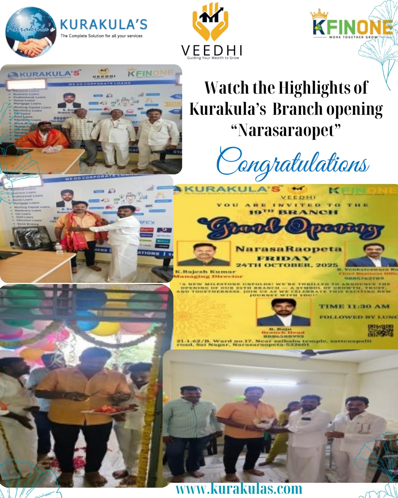 KURAKULA'S 19th BRANCH GRAND OPENING @ NARASARAOPETA