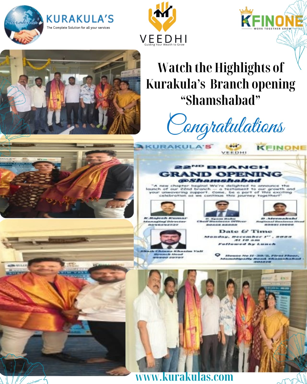 KURAKULA'S 22nd BRANCH GRAND OPENING @ SHAMSHABAD