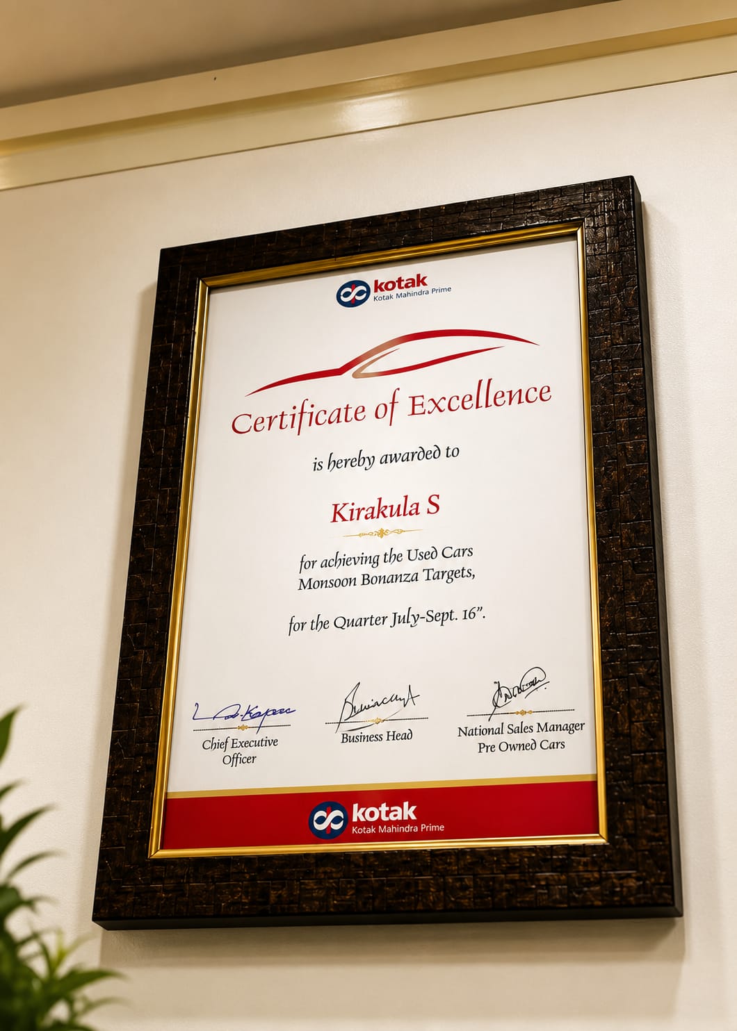 KOTAK MAHINDRA PRIME