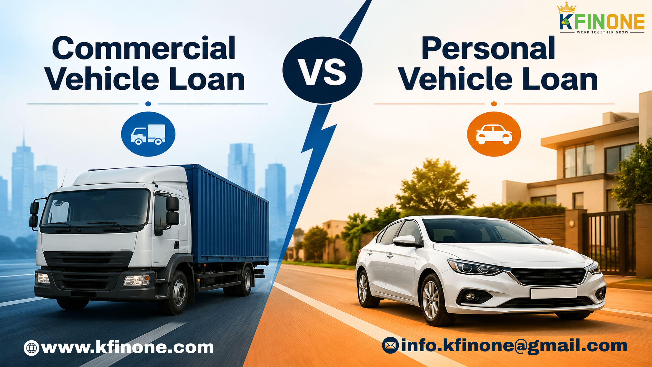 Commercial Vehicle Loan vs Personal Vehicle Loan: What’s the Difference?