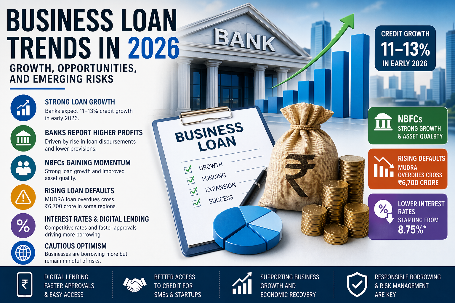 Business Loan Trends in 2026: Growth, Opportunities, and Emerging Risks