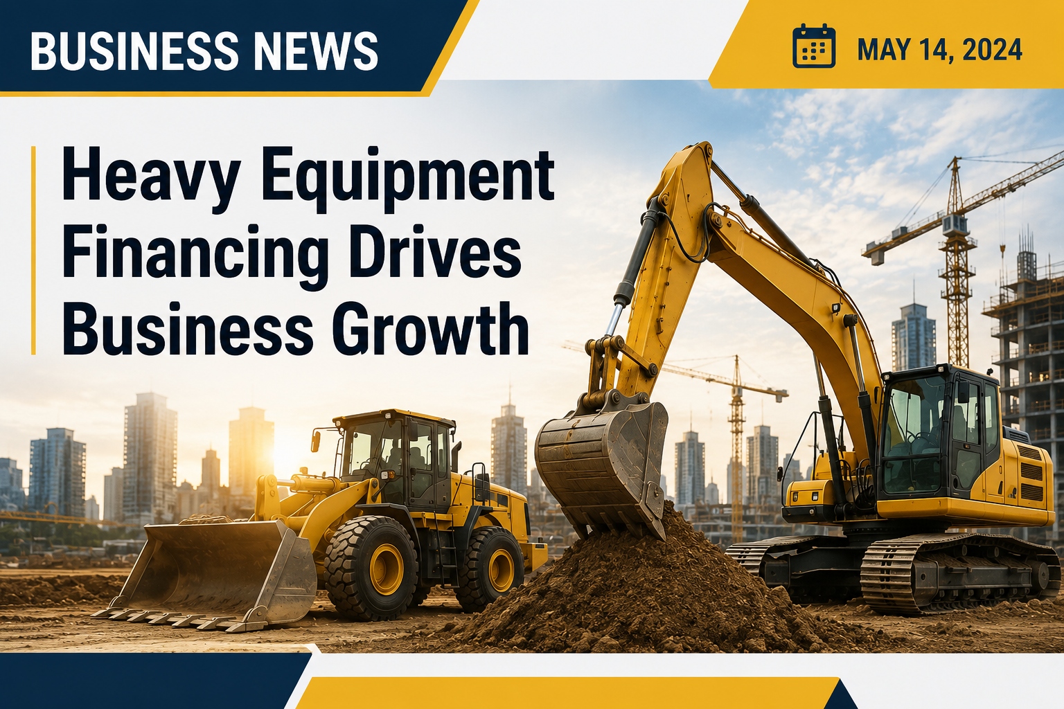 Heavy Equipment Financing Demand Rises as Businesses Expand Infrastructure Projects