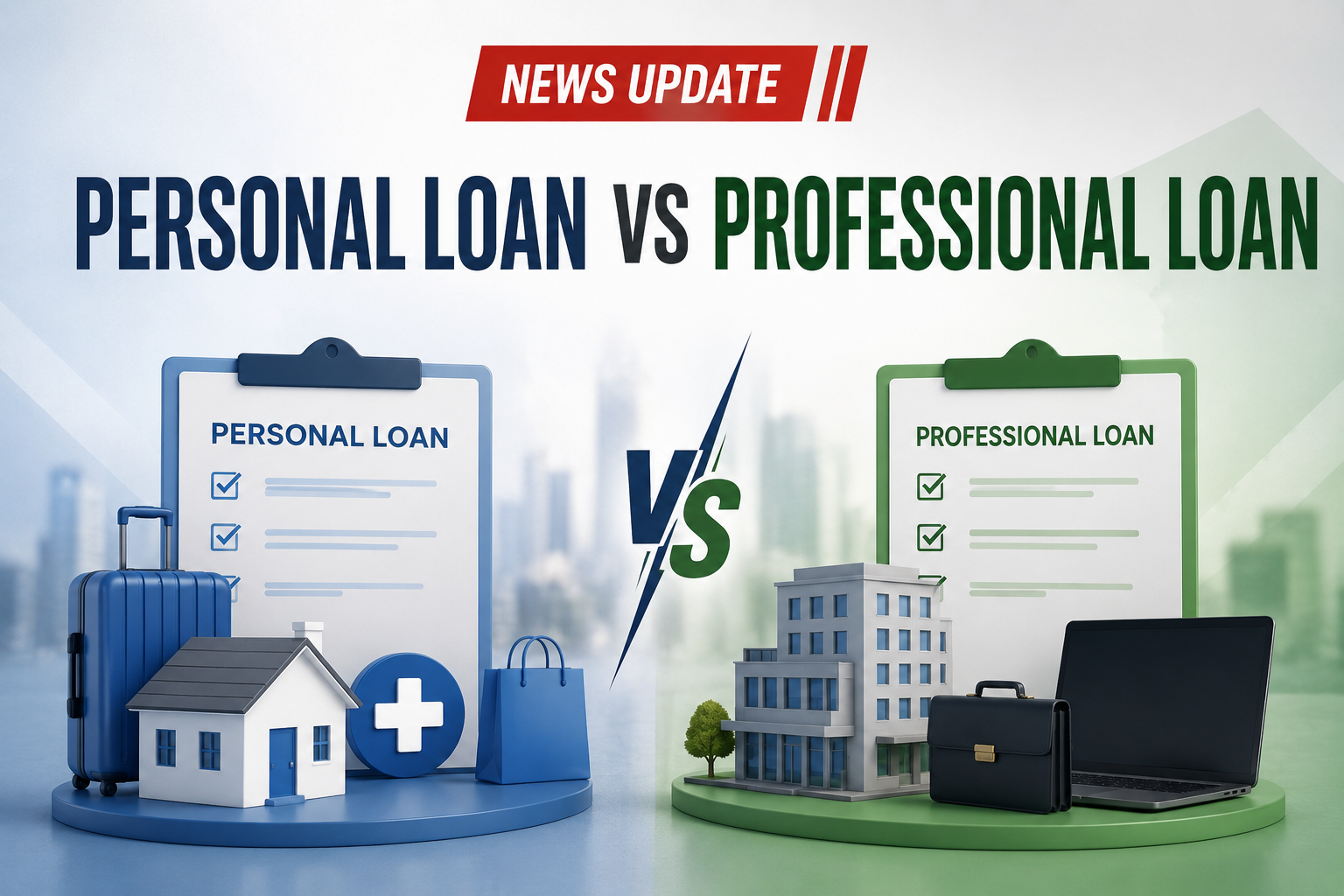 Trending News: Personal Loan vs Professional Loan â€“ Borrowers Shift Toward Smarter Financing Choices