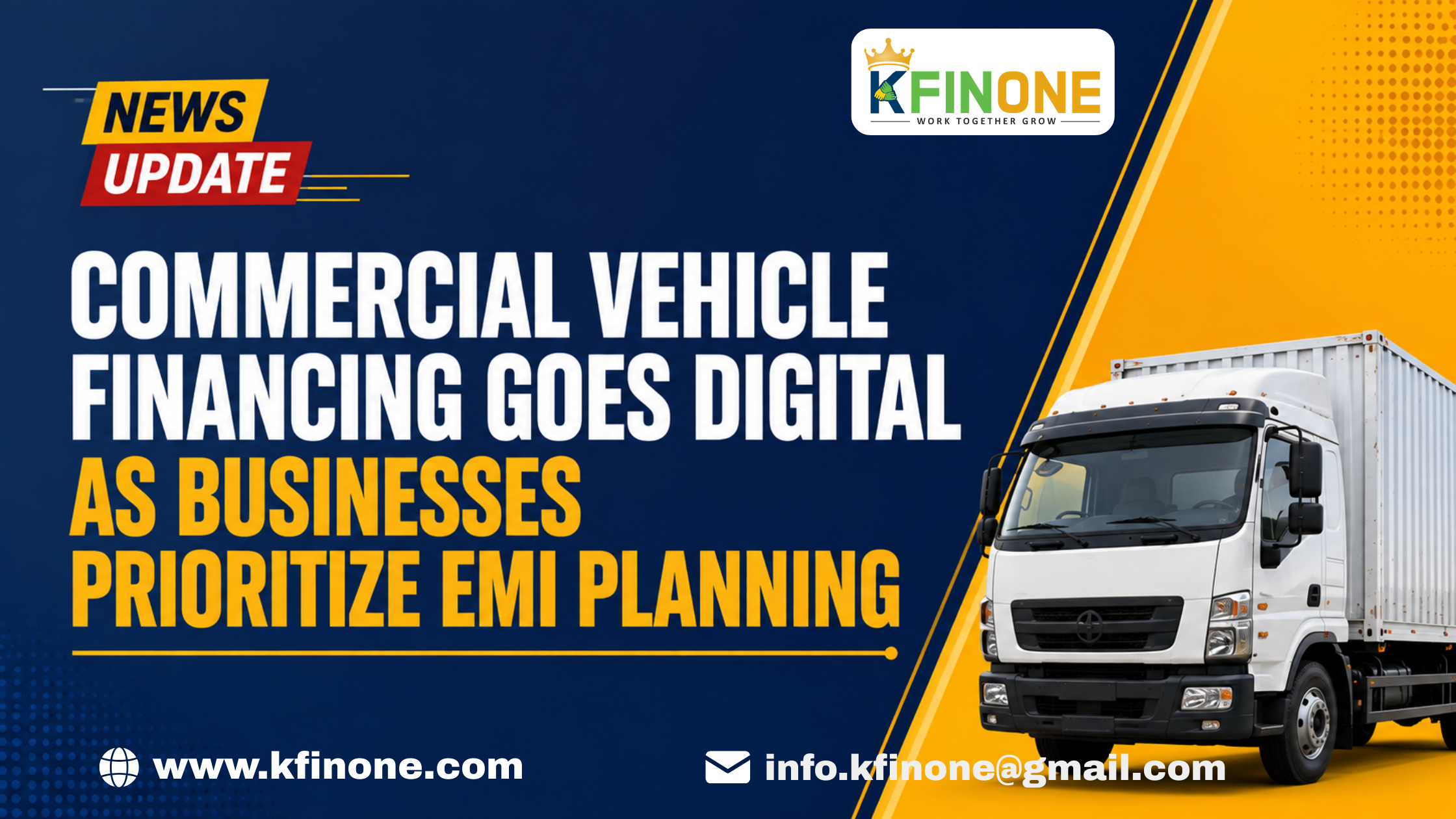 Commercial Vehicle Financing Goes Digital as Businesses Prioritize EMI Planning