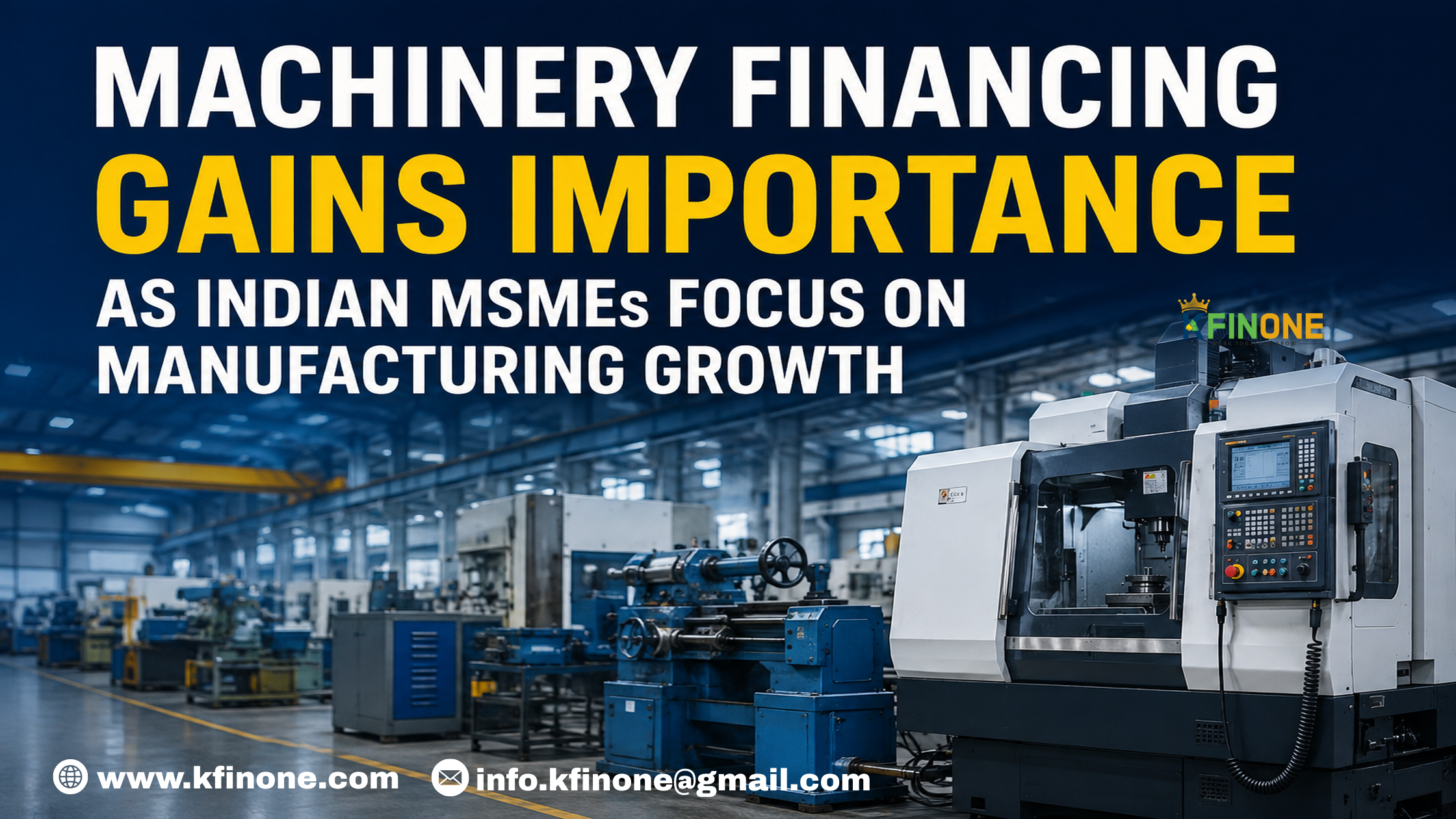 Machinery Financing Gains Importance as Indian MSMEs Focus on Manufacturing Growth