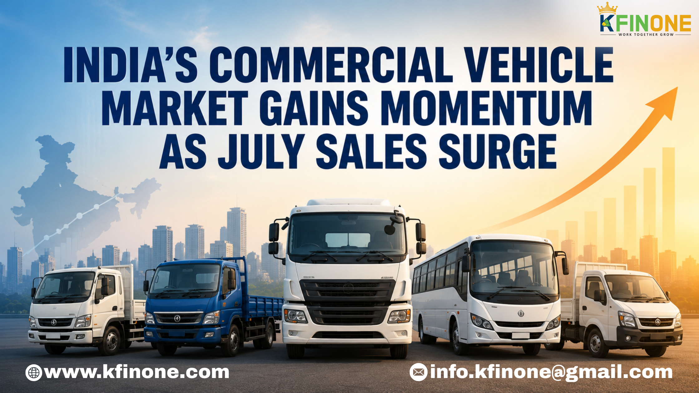 India’s Commercial Vehicle Market Gains Momentum as July Sales Surge